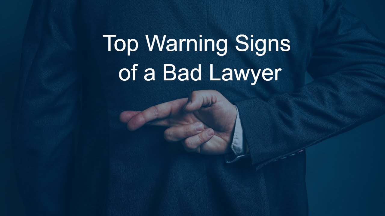 5 Warning Signs of a Bad Accident Lawyer and How to Avoid Them