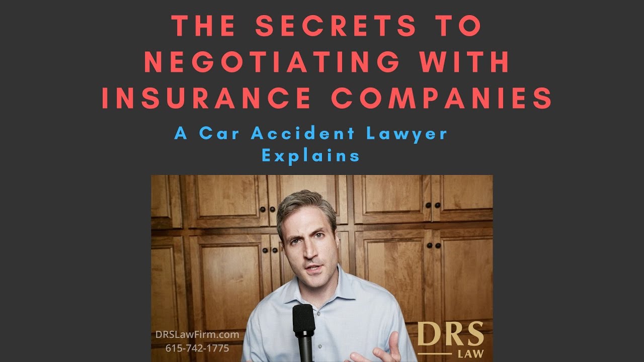 How to Negotiate with Insurance Companies Using a Lawyer After an Accident