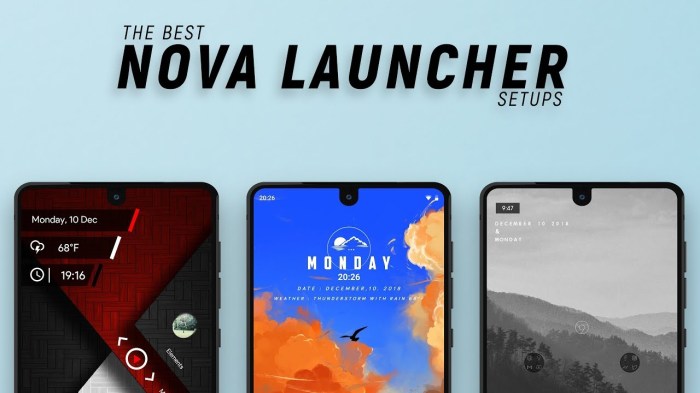 Launcher android terbaik untuk layar utama kustom