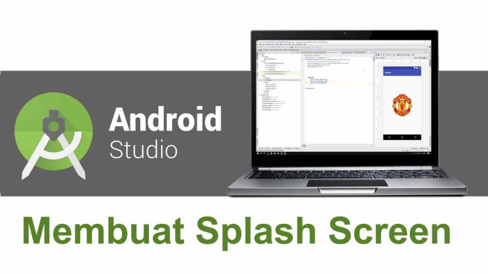 Splash android screen studio create